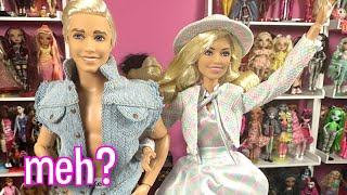 Barbie the Movie Ken in Denim and Barbie with Hat - I&#39;m not Loving