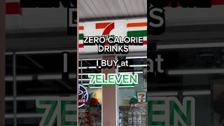 Zero-calorie drinks at 7eleven Philippines #sugarfree #zerocalori