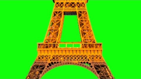 Eiffel tower | Green screen Video | Green Screen Effects | VFX Animation
