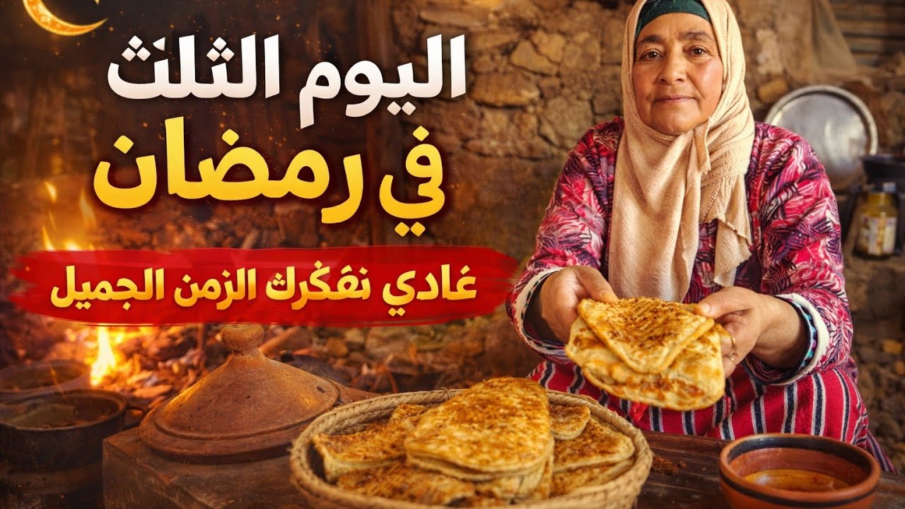 رجعنا لزمن الجميل 😍 أمي كتطيب التقليه بطعم زمان… ريحة الذكريات في المطبخ المغربي الأصيل👏