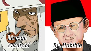 Gambar Hiruzen Sarotobi Dan Bj. Habibie