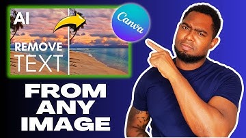 How to Remove Text From ANY Image With AI in Canva (Canva Tutorial)