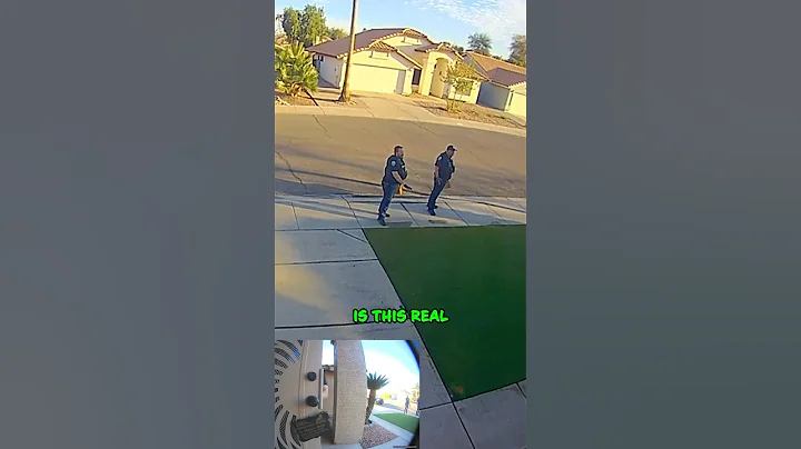 He Presented Hard Evidence but Cops Still Weren’t Convinced - Captured on Ring Doorbell 😂#shorts