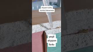 Alçıpan Kalite Kontrol Denemesi