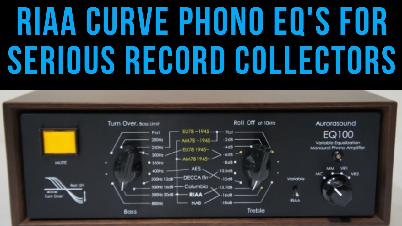 Для серьёзных коллекционеров пластинок: The RIAA Curve!