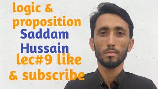 Lec#9 logic and proposition, (pashto)