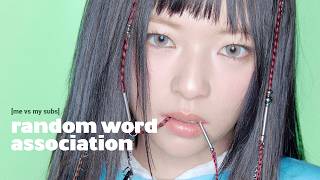 random word association | me vs my subscribers screenshot 1