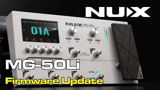 NUX MG-50Li | NEW Firmware Overview