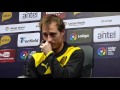 Hernán Novick en conferencia tras el partido ante Deportivo La Coruña