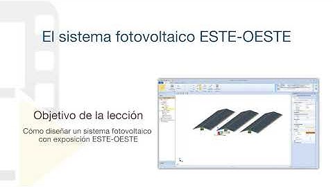 Tutorial de Solarius-PV - El sistema fotovoltaico ESTE-OESTE - ACCA software