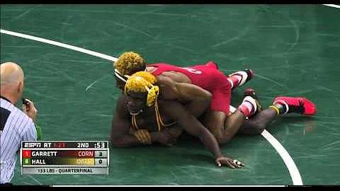 2016 NCAA 133 Quarterfinal Nahshon Garrett (CORN) ...