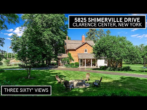5825 Shimerville Rd, Clarence Center, NY home video tour