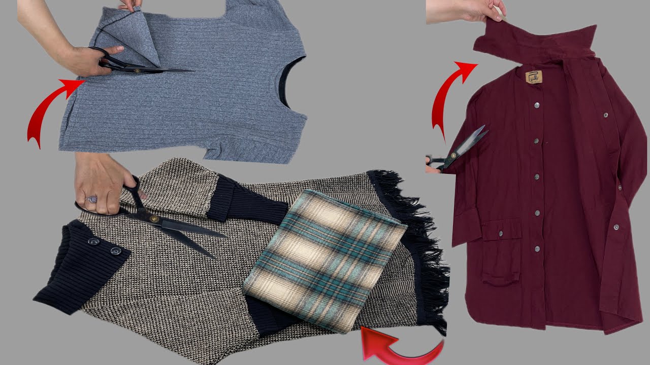 ✅💥 3 Amazing Ways to Change the Style of Your Clothes!![DIY] How to turn old clothes into new clothe