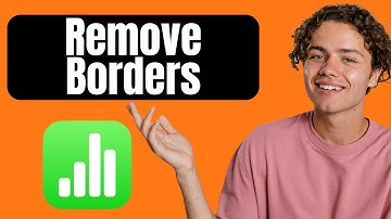 How To Remove Borders From Cells In Apple Numbers Spreadsheet