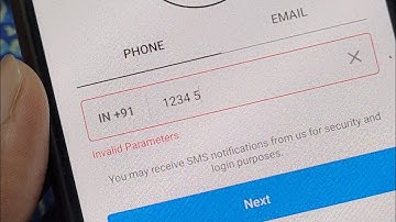 Instagram invalid parameters problem | How to fix invalid parameter problem in Instagram