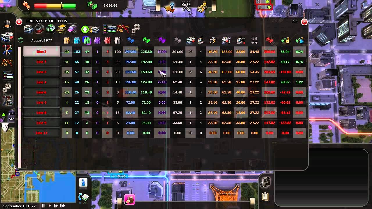 Let's Mod: Cities in Motion - Line Statistics Plus [ Deutsch / HD ] - YouTube