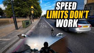 Real Motorcycle Commuting - Speed Limits Do Not Work!