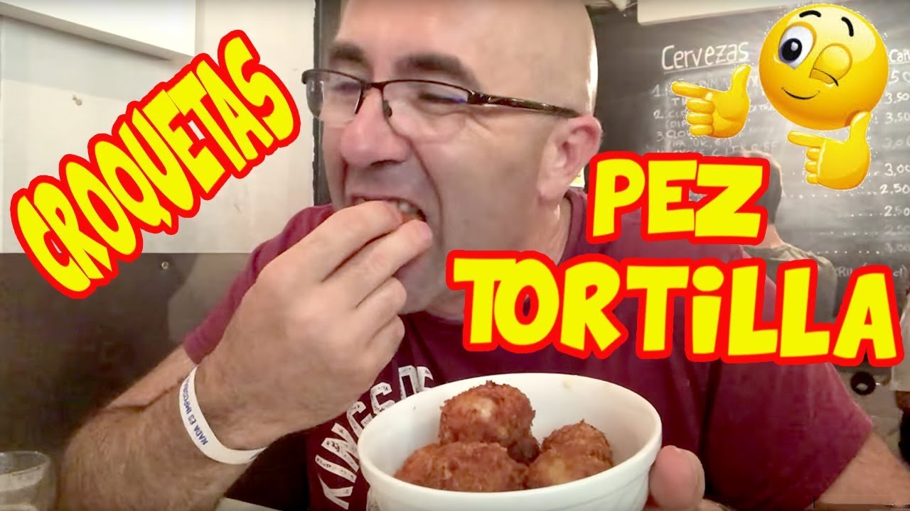 Croquetas y tortilla de patatas en Pez Tortilla - Madrid