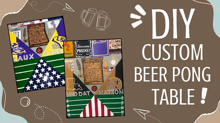 DIY | CUSTOM BEER PONG TABLE