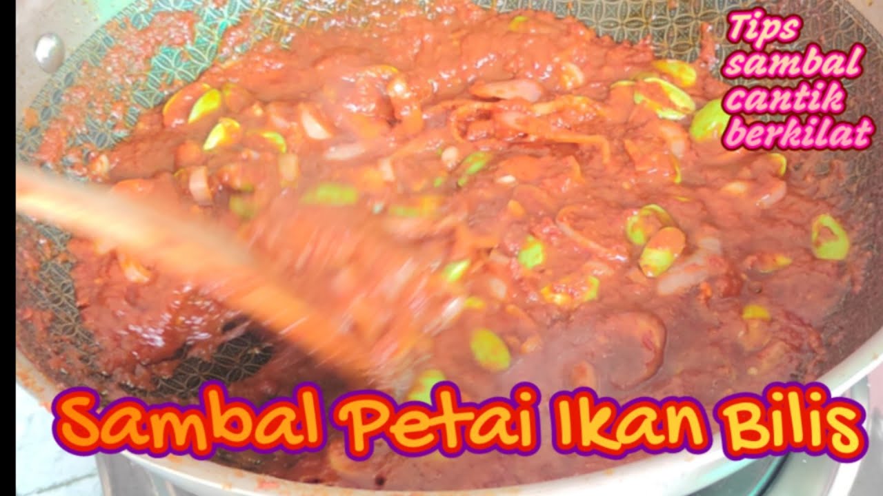 Ready go to ... https://youtu.be/9D9-6ssOpfA [ Resepi Sambal Petai Ikan Bilis]