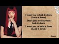 Lock It Down Jennie UNRELEASED SONG HD STUDIO QUALITY Colored Lyrics 
