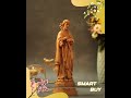 Saint Joseph Wooden Statue Catholic Home Decor Religious Gift Christian Sculpture Holy Family Pro...