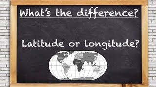 Whats the difference between latitude and longitude Powered by @GeographyHawks