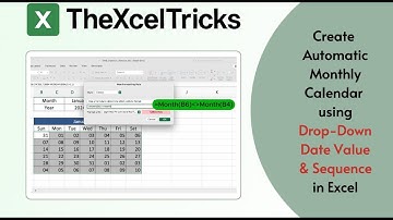បង្កើតប្រតិទិនដោយស្វ័យប្រវត្តិនៅក្នុង Excel ដោយប្រើ Drop-down list, Datevalue and Sequence!