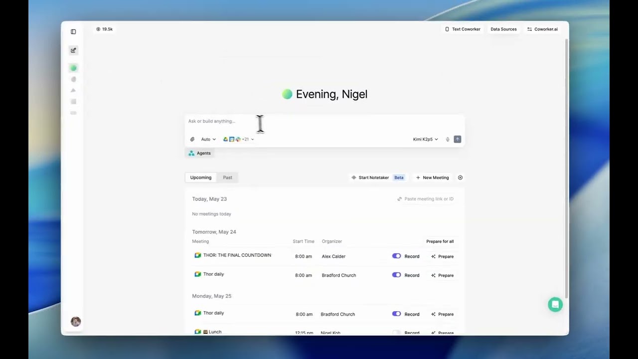 Coworker ai - Product Demo