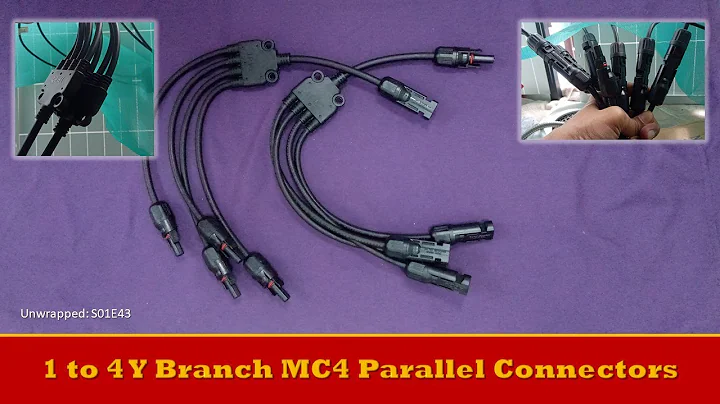 Unwrapped: S01E43 | 1 to 4 Y Branch MC4 Parallel Connectors | Sep 10 | © 2020 Products.ml | Solar