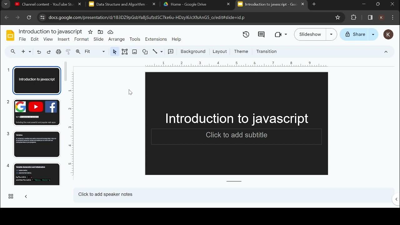 Introduction to javascript in amharic live stream - YouTube