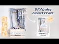 Making the best diy baby shower gift diy baby crate basket with cricut  glowforge aura