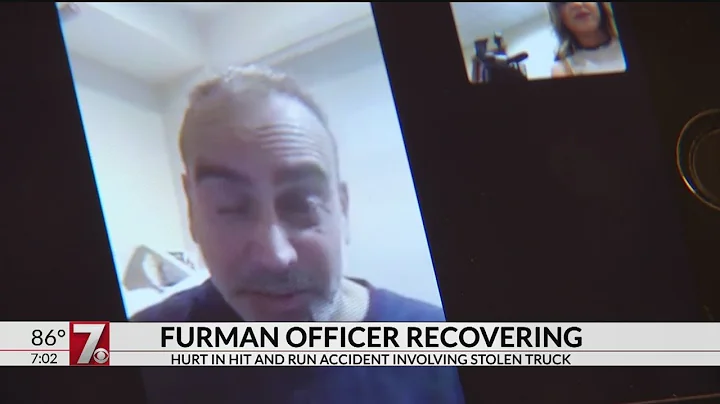 Furman Officer recovering from head-on collision, ...