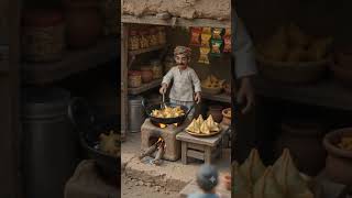 Mini Village Pakora & Samosa Shop 😍 | Tiny Street Food Making #Shorts