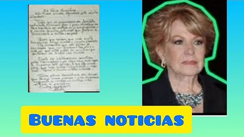 Por fin dan a conocer el mensaje q dejo h1j0 de Ma...