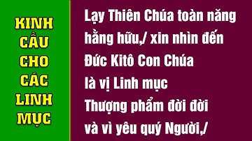 5. KINH CẦU CHO CÁC LINH MỤC | Ý Chỉ: Cầu Cho Các Linh Mục Theo Thánh Têrêsa Hài Đồng