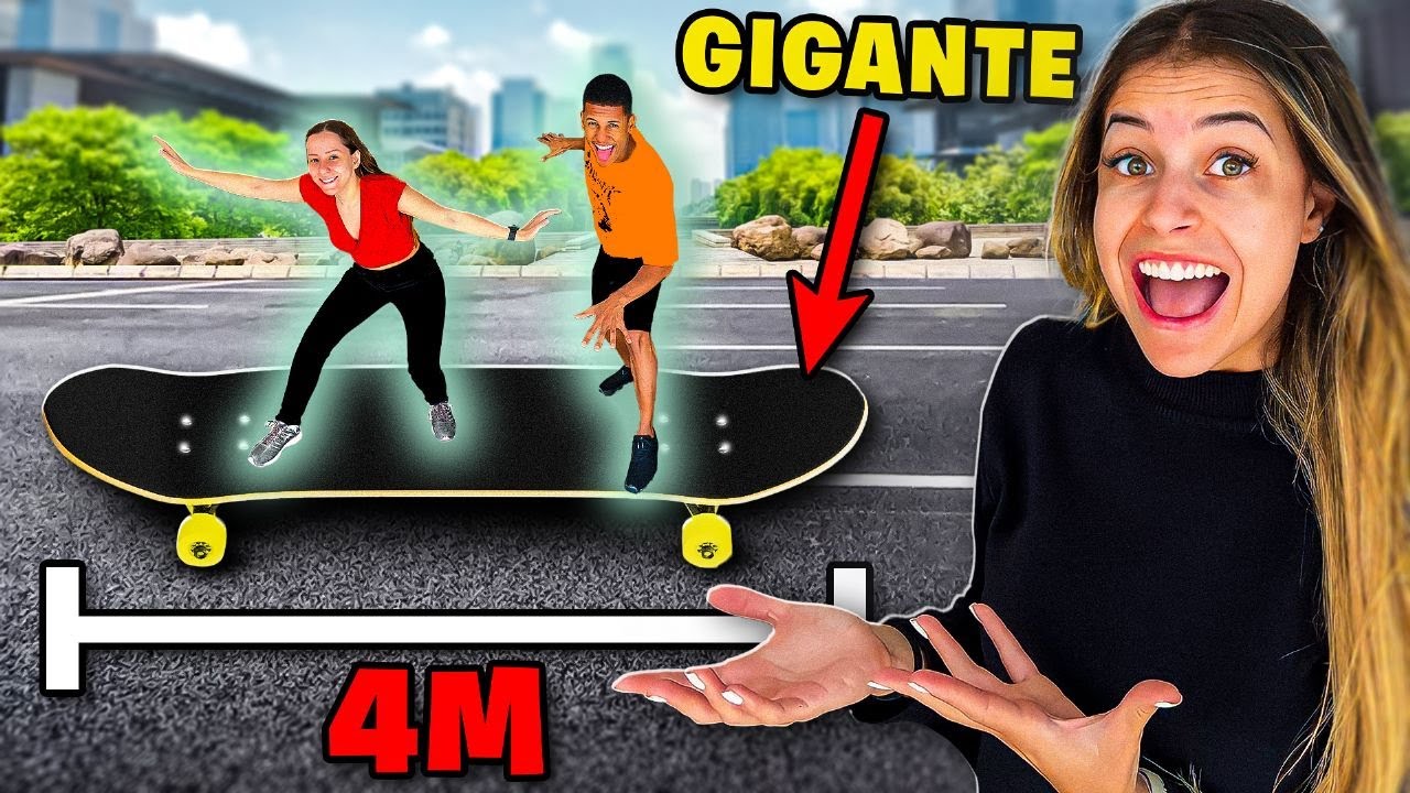 FIZ O MAIOR TECH DECK GIGANTE DO MUNDO !!!!