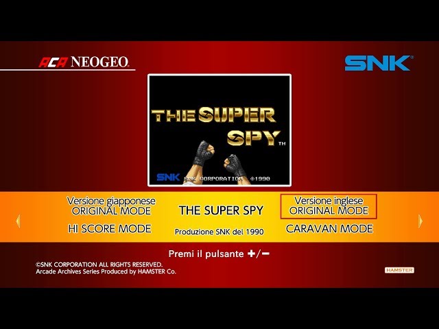 the super spy neo-geo aes usa (complete - box damage
