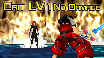 Data Axel No Hit (Level 1 Critical Mode) - Kingdom Hearts 2 Final Mix
