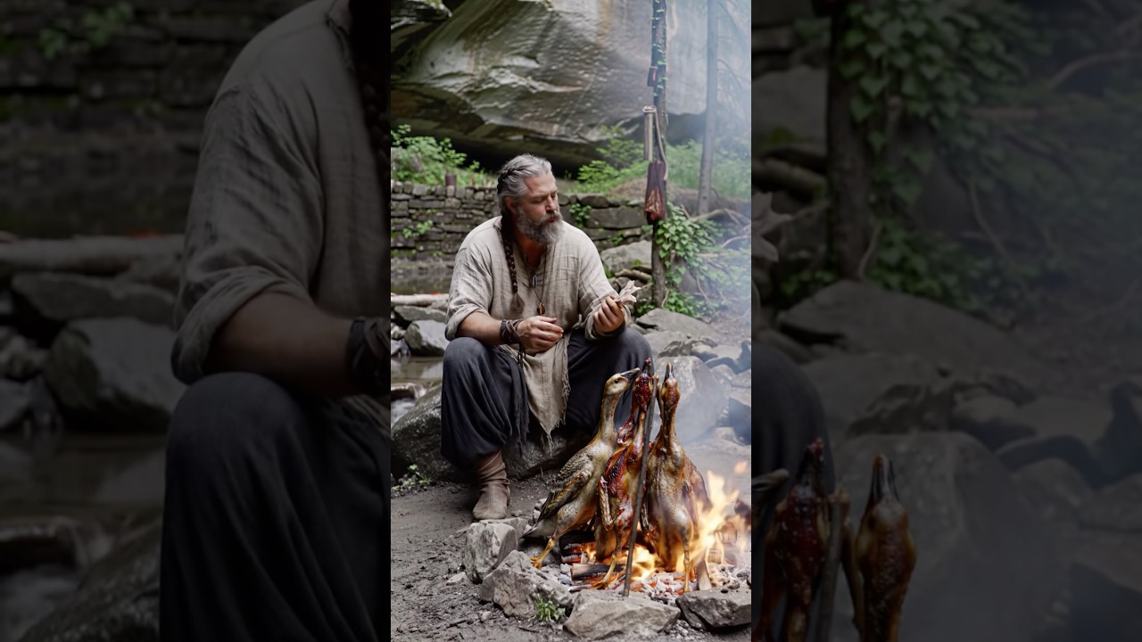 "Relaxed Wild Duck Feast"