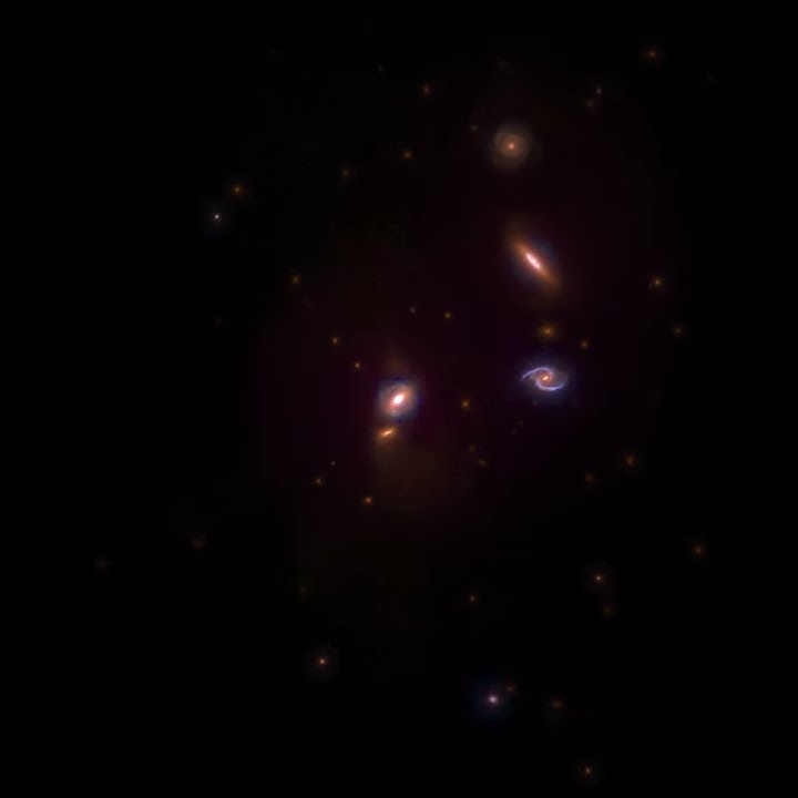 HST image of LG CLUES simulation