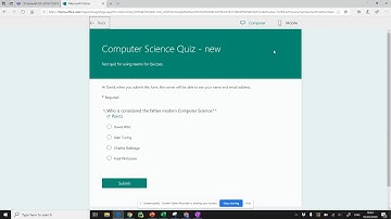 Multiple Choice Questions in Teams