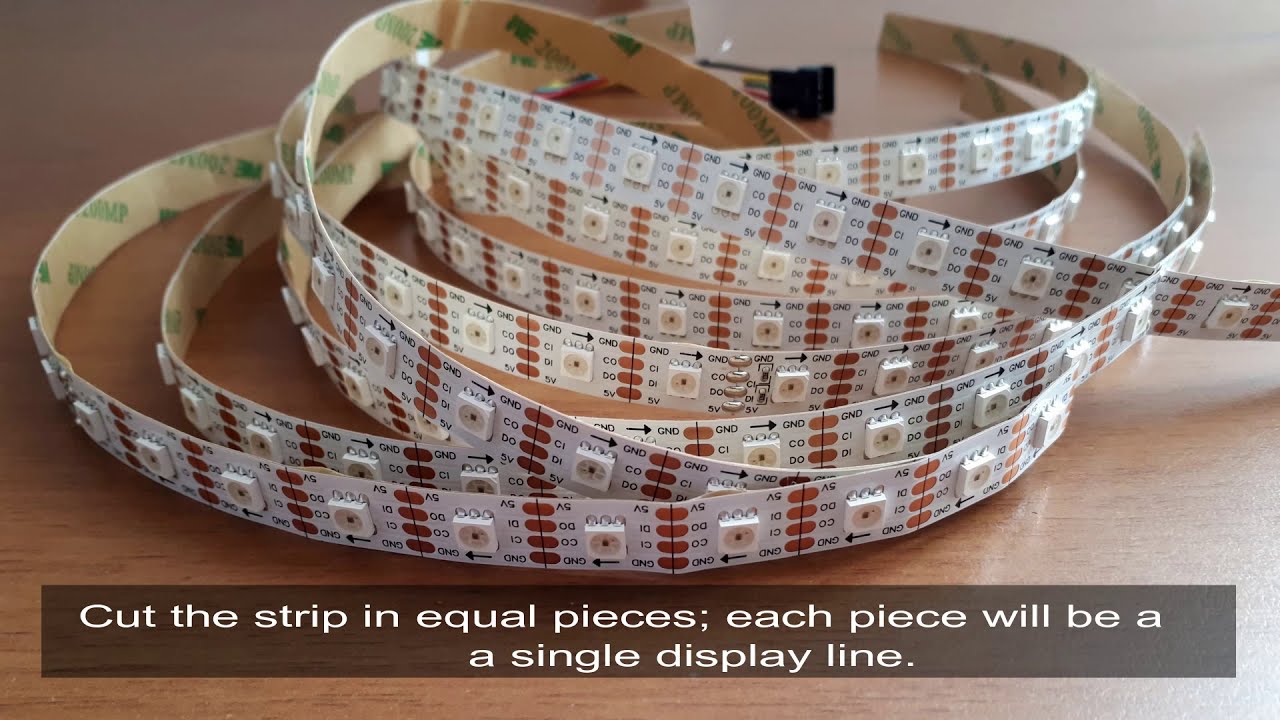 Pixblasters BuildUp APA102 NanoDisplay