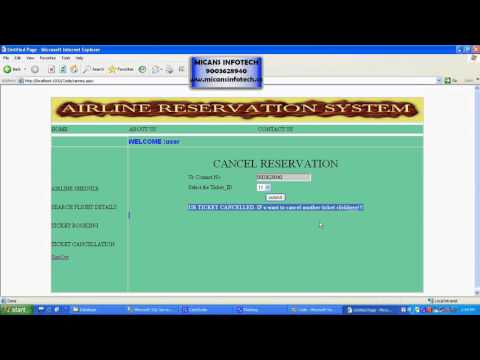 AIRLINE RESERVATION SYSTEM