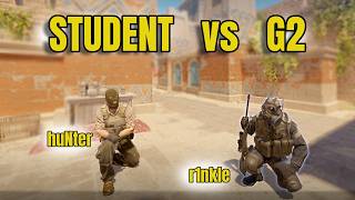 My Academy Student Faced My G2 Teammates huNter & r1nkle... And Won
