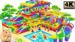 We Built AMAZING Miniature Minecraft House And Swimming Pool For Marvel Television's Daredevil