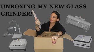 UNBOXING NEW STAINED GLASS GRINDER!!