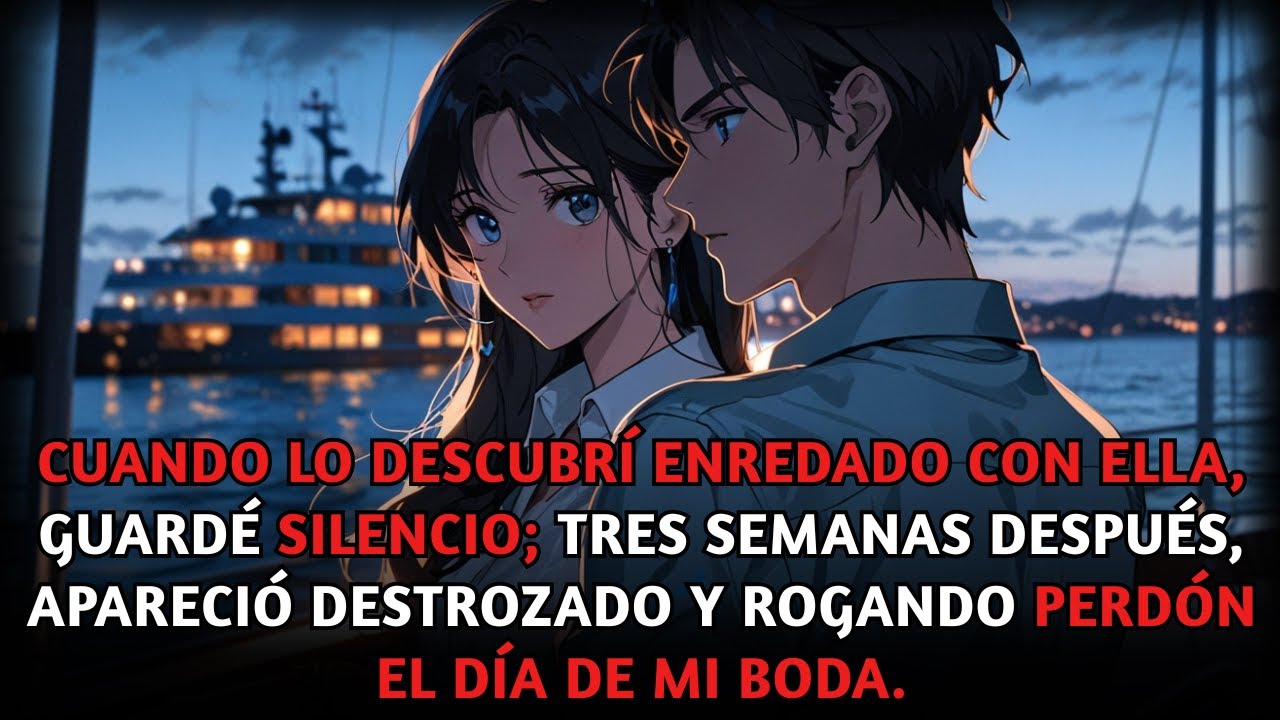 Cuando lo vi enredado con ella, no dije nada; tres semanas después, me rogó en mi boda.