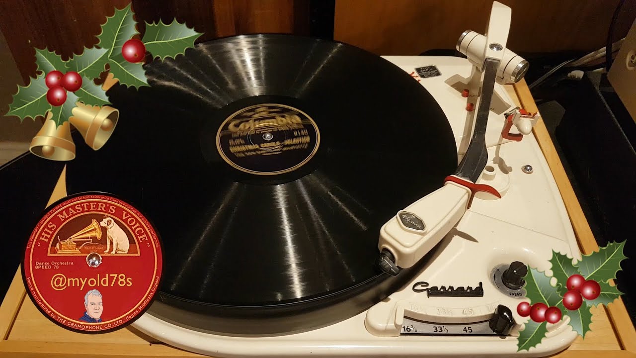 Christmas Carols - New Sanctuary Quartette 1926 78 rpm Columbia 9140