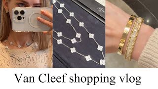 Van Cleef \u0026 Arpels Shopping Vlog | Diamond Alhambra, Frivole, Perlee \u0026 Zodiaque